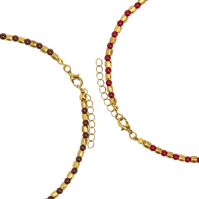 Фото ракурс 4 - Жіноче золотe намисто Parfois артикул 240938 _HM FW2025