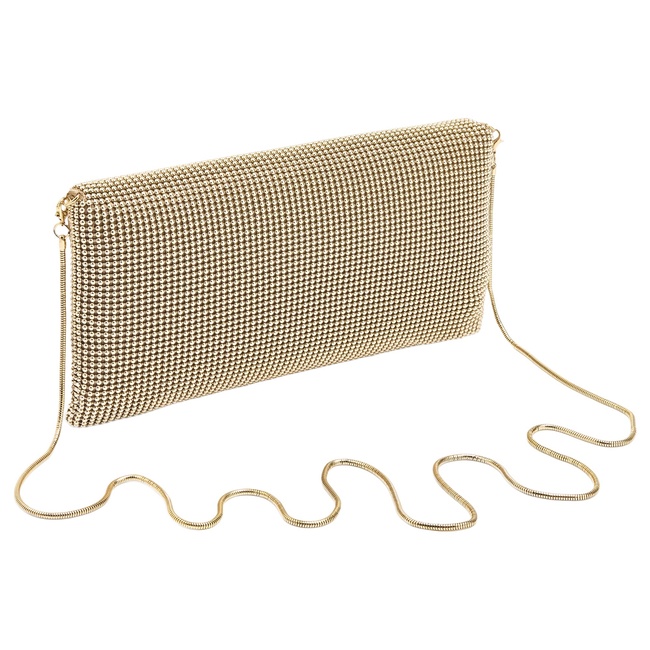 Женская золотая сумка Parfois артикул 239425 _GD FW2025 Фото ракурс 2 - Женская золотая сумка Parfois артикул 239425 _GD FW2025