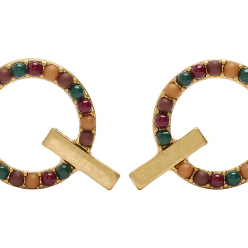 Фото ракурс 2 - Жіночі різнокольорові сережки Parfois артикул 210319 _FG FW2025