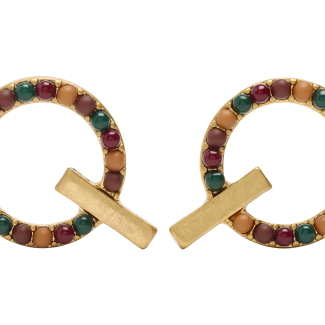 Фото ракурс 2 - Жіночі різнокольорові сережки Parfois артикул 210319 _FG FW2025