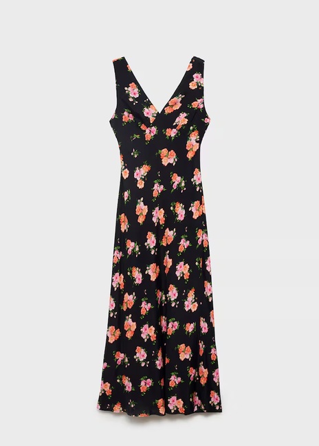 Жіноча чорна сукня Mango артикул 17021162 99 1 season Фото ракурс 4 - Жіноча чорна сукня Mango артикул 17021162 99 1 season