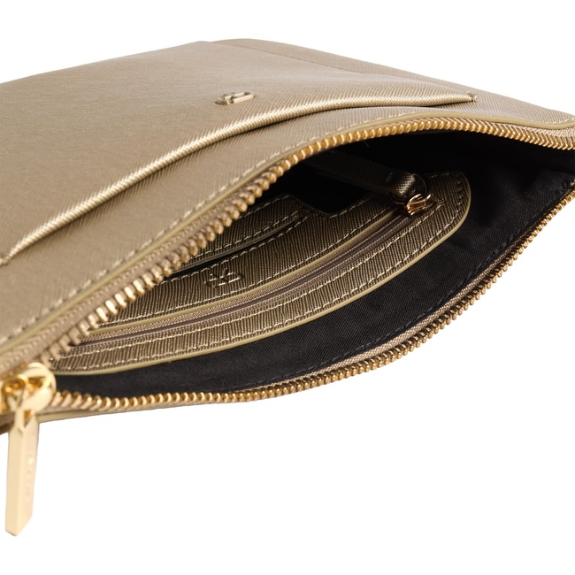 Женская золотая сумка Parfois артикул 222791 _GD FW2025 Фото ракурс 5 - Женская золотая сумка Parfois артикул 222791 _GD FW2025