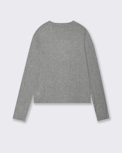 Фото ракурс 2 - Жіночий сірий джемпер Piazza Italia артикул 57947 Grey melange FW2025