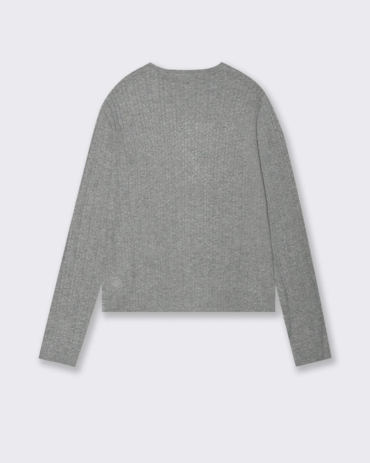 Фото ракурс 2 - Жіночий сірий джемпер Piazza Italia артикул 57947 Grey melange FW2025