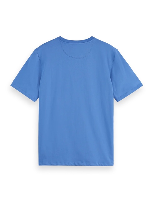 Чоловіча блакитна футболка SCOTCH & SODA артикул 181288 410 FW2025 Фото ракурс 6 - Чоловіча блакитна футболка SCOTCH & SODA артикул 181288 410 FW2025