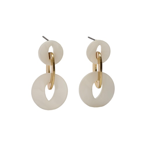 Фото ракурс 1 - Жіночі білі сережки Parfois артикул 229351 _WT FW2025