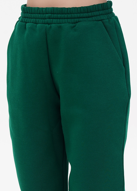 Фото ракурс 1 - Жіночі зелені штани EQUILIBRI артикул OD Jogger Fleece AR Green FW2024