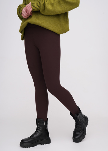 Фото ракурс 1 - Жіночі коричневі лосини EQUILIBRI артикул W464 011 000 Brown FW2025