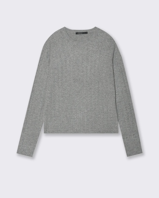 Фото ракурс 1 - Жіночий сірий джемпер Piazza Italia артикул 57947 Grey melange FW2025