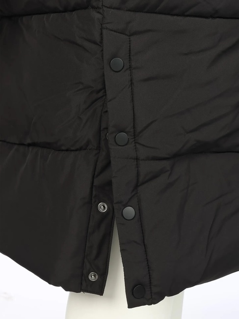 Фото ракурс 4 - Женское черное пальто Only артикул 15349121 Black FW2025