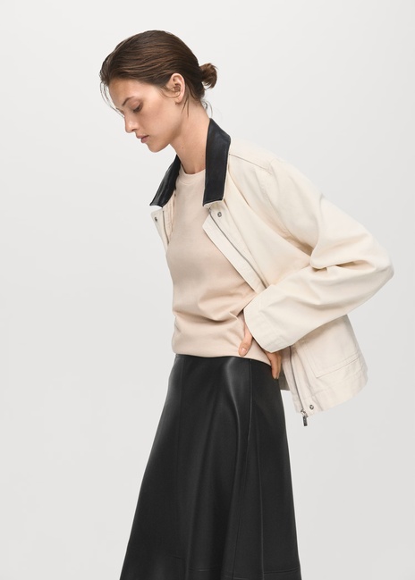 Фото ракурс 2 - Жіноча чорна спiдниця Mango артикул 17056723 99 1 season