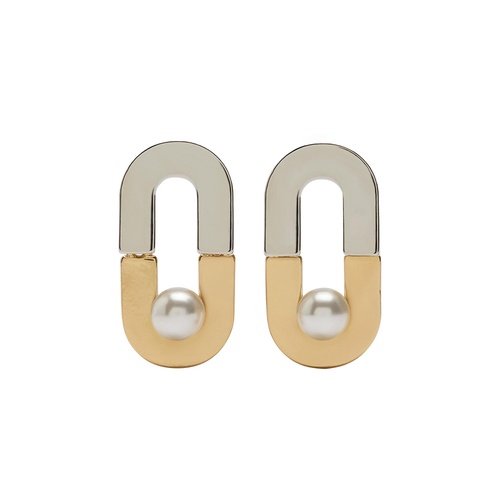 Фото ракурс 1 - Жіночі золото-срібні сережки Parfois артикул 239363 _MM FW2025