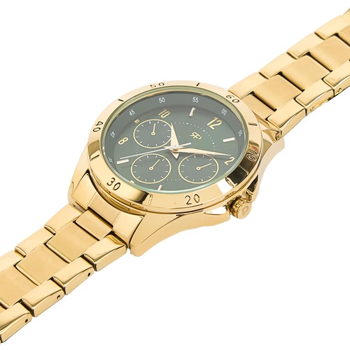 Фото ракурс 2 - Женские золотые часы Parfois артикул 239320 _GD FW2025