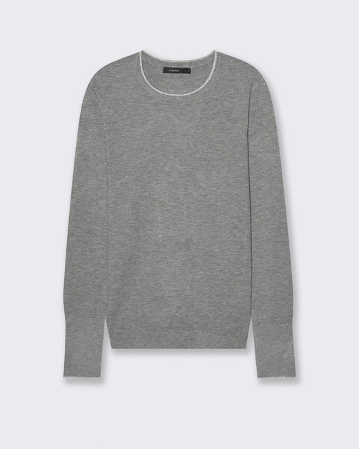 Жіночий сірий джемпер Piazza Italia артикул 55874 Grey melange FW2025 Фото ракурс 1 - Жіночий сірий джемпер Piazza Italia артикул 55874 Grey melange FW2025