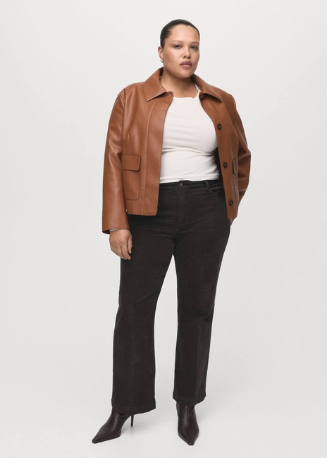 Жіночі коричневі джинси Mango артикул 27041188 32 2 season Фото ракурс 6 - Жіночі коричневі джинси Mango артикул 27041188 32 2 season