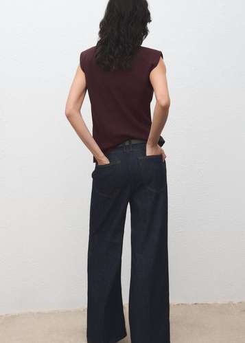 Фото ракурс 2 - Жіноча коричнева блузка Mango артикул 17095803 32 1 season