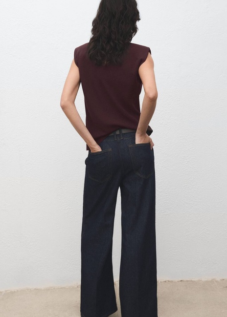 Фото ракурс 2 - Жіноча коричнева блузка Mango артикул 17095803 32 1 season