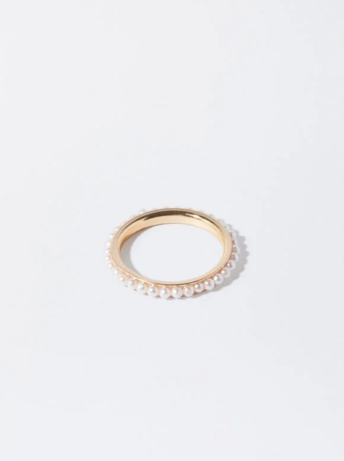 Фото ракурс 3 - Женское золотое кольцо Parfois артикул 215503 _GD SS2024