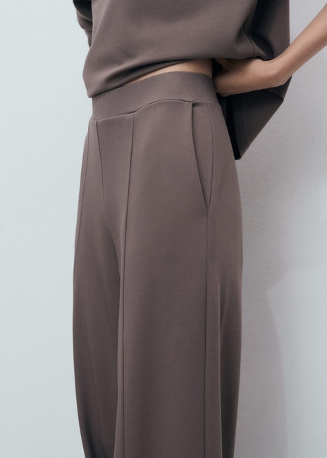 Фото ракурс 6 - Жіночі коричневі брюки Mango артикул 17024098 35 1 season