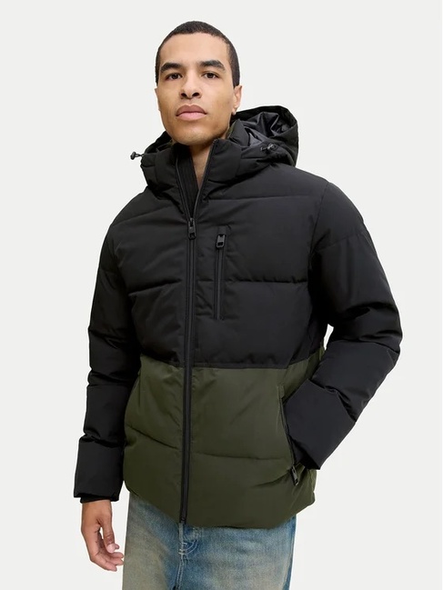 Фото ракурс 3 - Мужская хаки куртка Jack & Jones артикул 12278792 Rosin FW2025