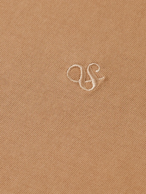 Фото ракурс 6 - Чоловіча бежева футболка SCOTCH & SODA артикул 181288 260 FW2025