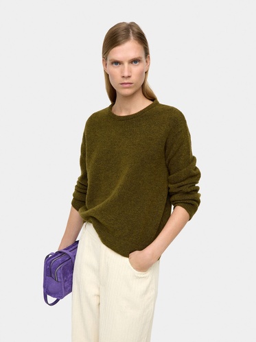 Фото ракурс 1 - Жіночий зелений светр Parfois артикул 241416 _KK FW2025