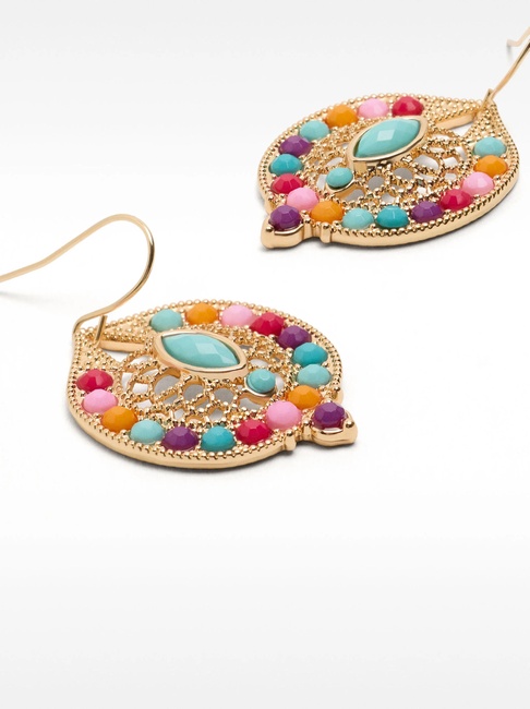 Фото ракурс 2 - Жіночі різнокольорові сережки Parfois артикул 1835695 BMU SS2025