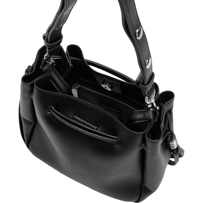 Фото ракурс 4 - Жіноча чорна сумка Parfois артикул 239900 _BK FW2025