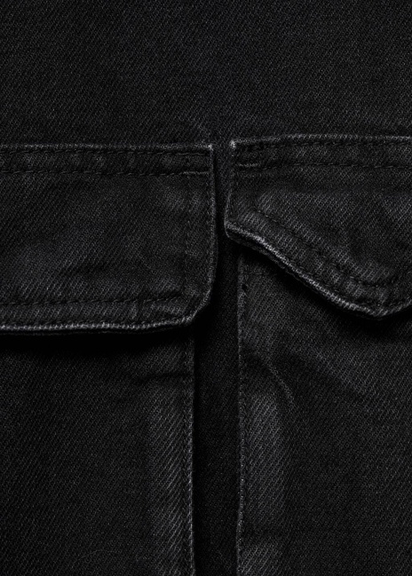 Жіноча чорна куртка Mango артикул 17054141 TN 1 season Фото ракурс 6 - Жіноча чорна куртка Mango артикул 17054141 TN 1 season