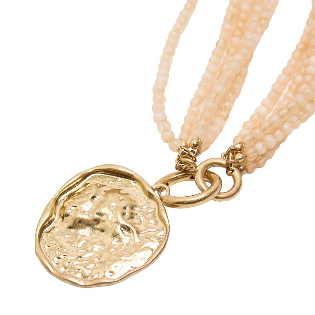 Фото ракурс 2 - Жіноче білe намисто Parfois артикул 235120 _WT FW2025