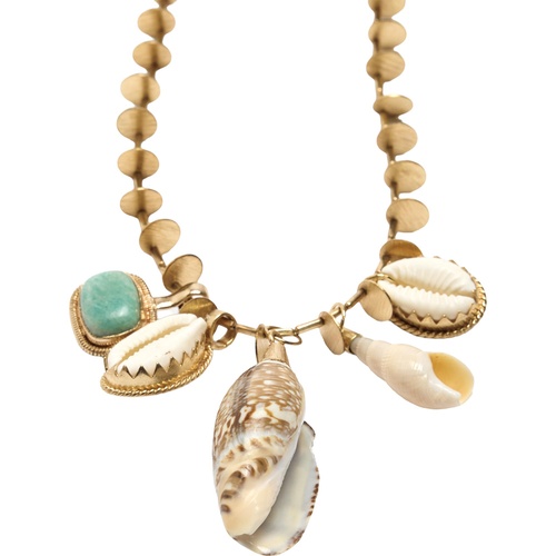 Фото ракурс 2 - Жіноче бежевe намисто Parfois артикул 237745 _LB FW2025