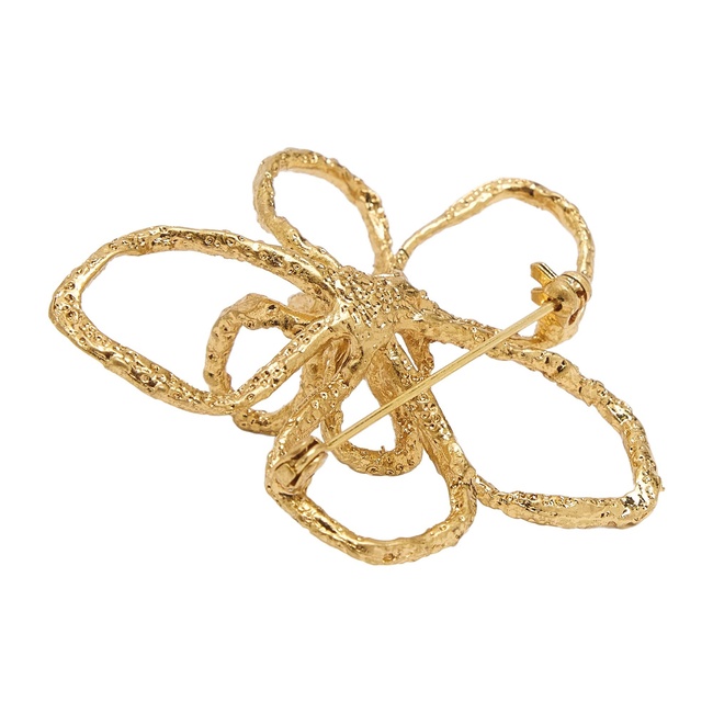 Фото ракурс 3 - Жіноча золота брошка Parfois артикул 234409 _GD FW2025