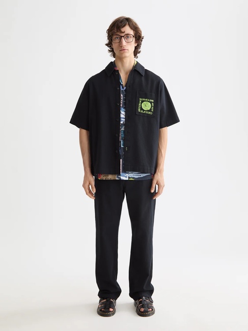 Чоловічі чорні брюки SCOTCH & SODA артикул 181712 021 FW2025 Фото ракурс 3 - Чоловічі чорні брюки SCOTCH & SODA артикул 181712 021 FW2025