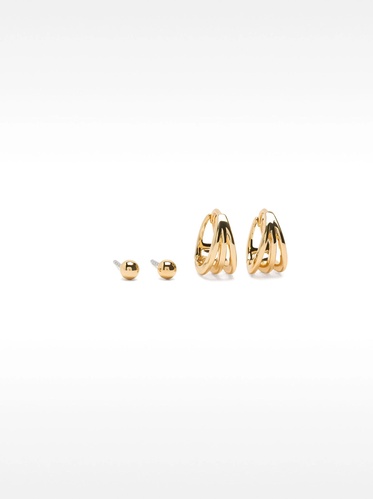 Фото ракурс 1 - Жіночі золоті сережки Parfois артикул 233943 _GD FW2025