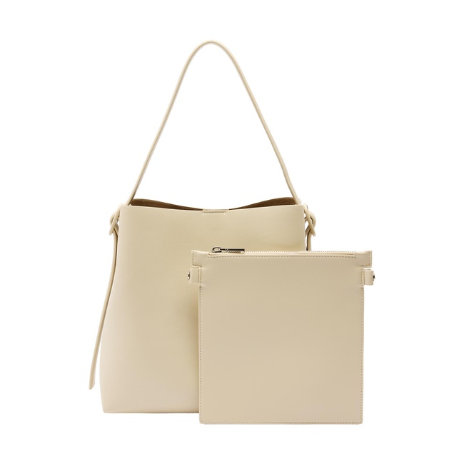 Жіноча бежева сумка Parfois артикул 229897 _BG SS2025 Фото ракурс 3 - Жіноча бежева сумка Parfois артикул 229897 _BG SS2025