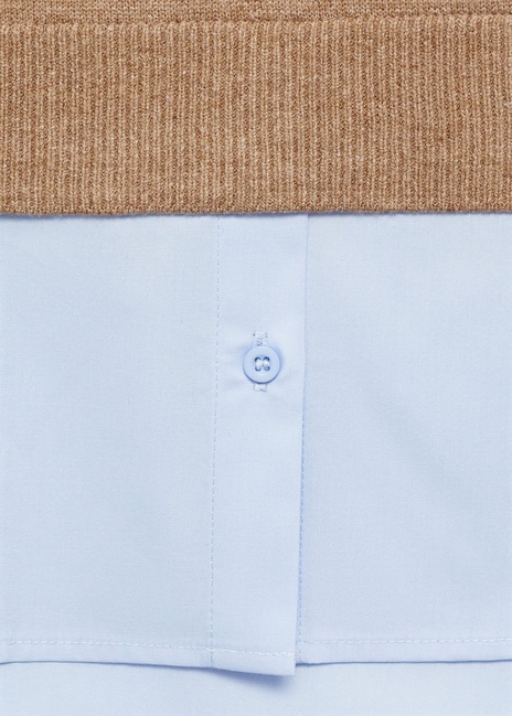 Фото ракурс 5 - Жіночий бежевий джемпер Mango артикул 87024080 09 8 season