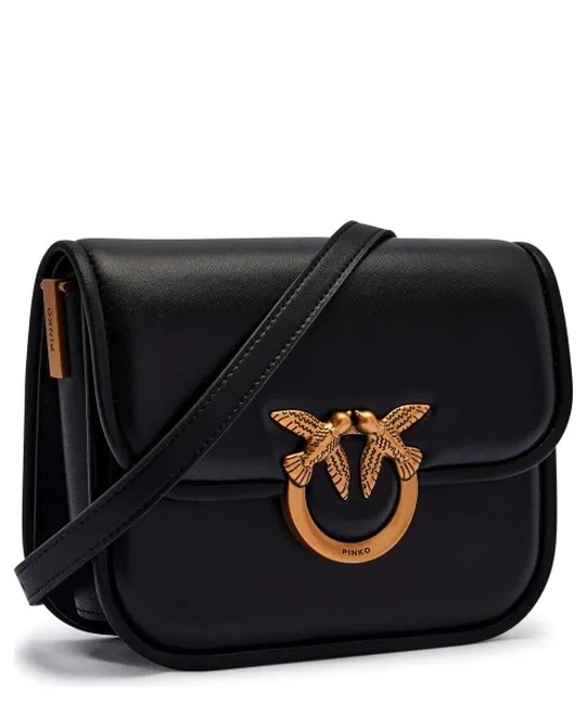 Женская черная сумка Pinko артикул 104297-A26L Z99Q FW2025 Фото ракурс 3 - Женская черная сумка Pinko артикул 104297-A26L Z99Q FW2025