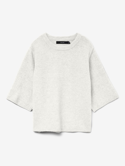 Женский молочный джемпер Vero Moda артикул 10325934 birch FW2025 Фото ракурс 4 - Женский молочный джемпер Vero Moda артикул 10325934 birch FW2025