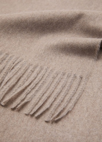 Фото ракурс 2 - Женский коричневый шарф Mango артикул 17095145 35 1 season