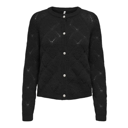 Фото ракурс 1 - Женский черный свитер Only артикул 15350648 Black FW2025