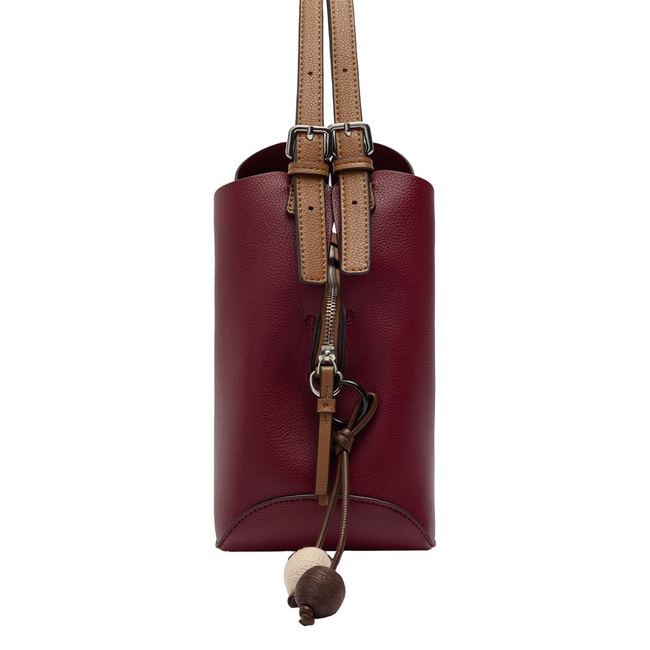 Фото ракурс 3 - Женская бордовая сумка Parfois артикул 233308 _BU FW2025