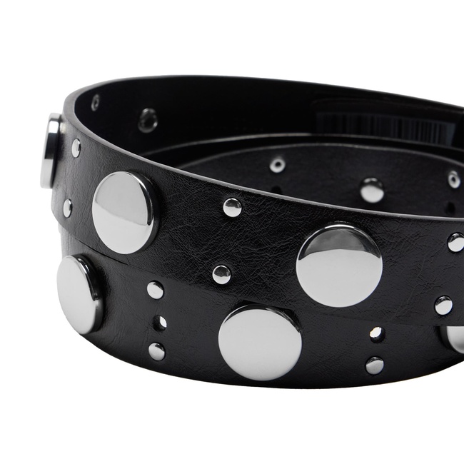 Фото ракурс 2 - Женский черный ремень Parfois артикул 238131 _BK FW2025