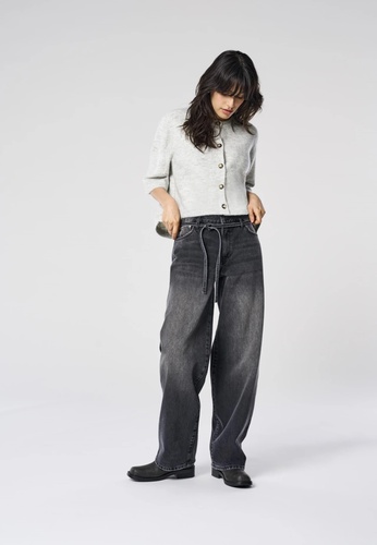 Фото ракурс 1 - Жіночі чорні джинси Only артикул 15347094 WASHED BLACK FW2025