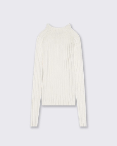 Фото ракурс 2 - Жіноча молочна водолазка Piazza Italia артикул 62798 IVORY FW2025