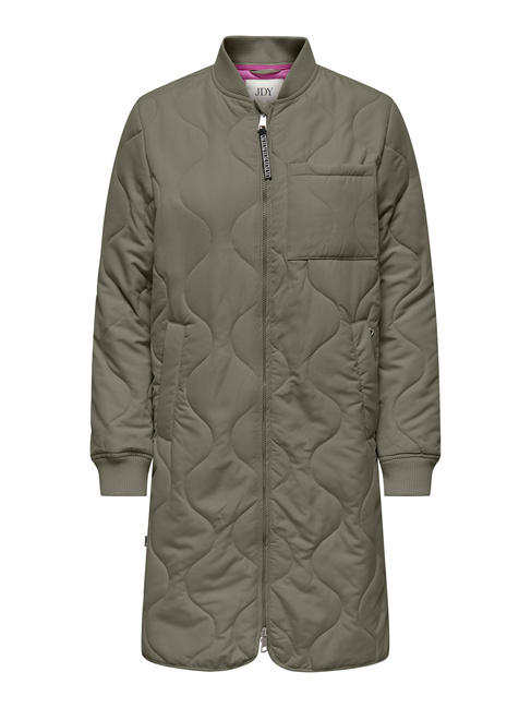 Жіноче сірe пальто Only артикул 15328306 Vetiver FW2024 Фото ракурс 1 - Жіноче сірe пальто Only артикул 15328306 Vetiver FW2024