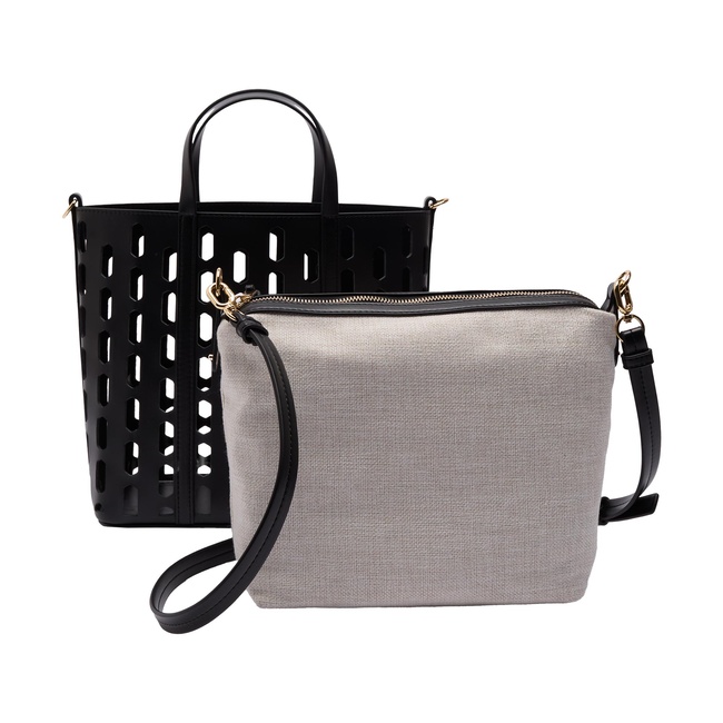 Фото ракурс 2 - Женская черная сумка Parfois артикул 230351 _BK SS2025