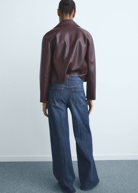 Жіночі сині джинси Mango артикул 17025800 TO 1 season Фото ракурс 2 - Жіночі сині джинси Mango артикул 17025800 TO 1 season