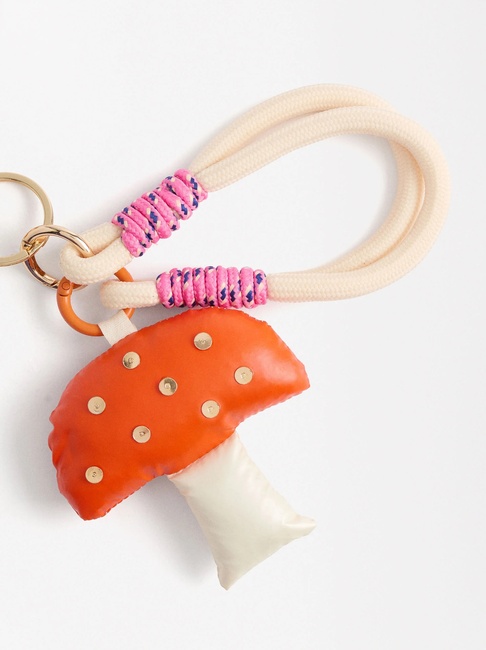 Фото ракурс 2 - Жіночий різнокольоровий брелок Parfois артикул 229199 _HM SS2025