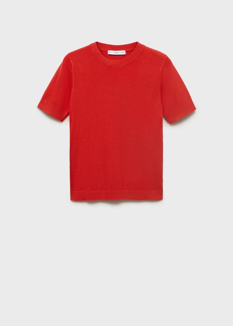 Жіночий червоний джемпер Mango артикул 17091198 70 1 season Фото ракурс 3 - Жіночий червоний джемпер Mango артикул 17091198 70 1 season