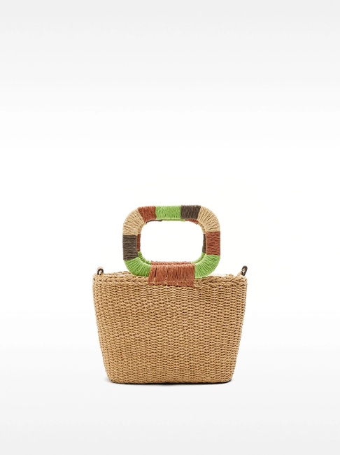 Жіноча бежева сумка Parfois артикул 229867 NCS SS2025 Фото ракурс 1 - Жіноча бежева сумка Parfois артикул 229867 NCS SS2025